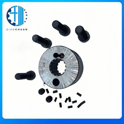 Excavator Coupling Spline Gear 14T Steel  For Engine Spare Part