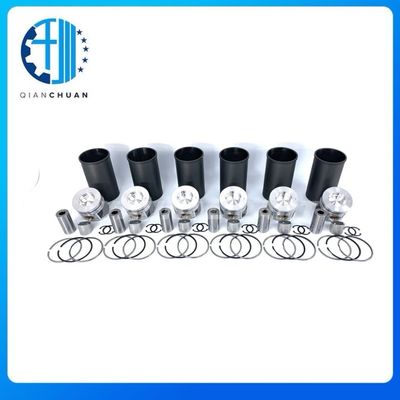 J08 J08E Cylinder Overhaul Liner Kit With Piston Rings for  Hino Excavator Spare Parts